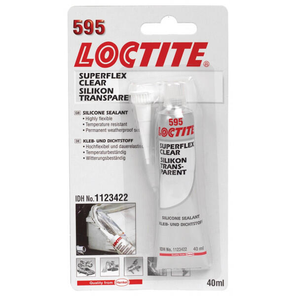 LOCTITE - Loctite Superflex Silicone Sealant - Clear - 40ml