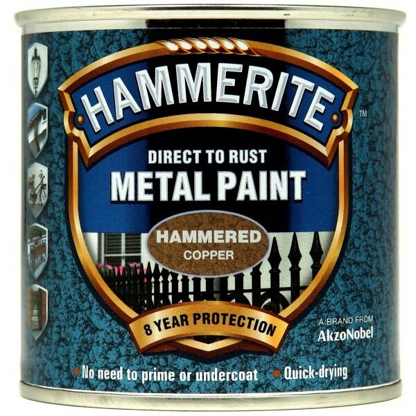 HAMMERITE - Direct To Rust Metal Paint - Hammered Copper - 250ml