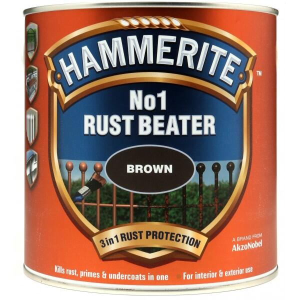 HAMMERITE - Hammerite No.1 Rustbeater Dark Brown - 2.5 Litre