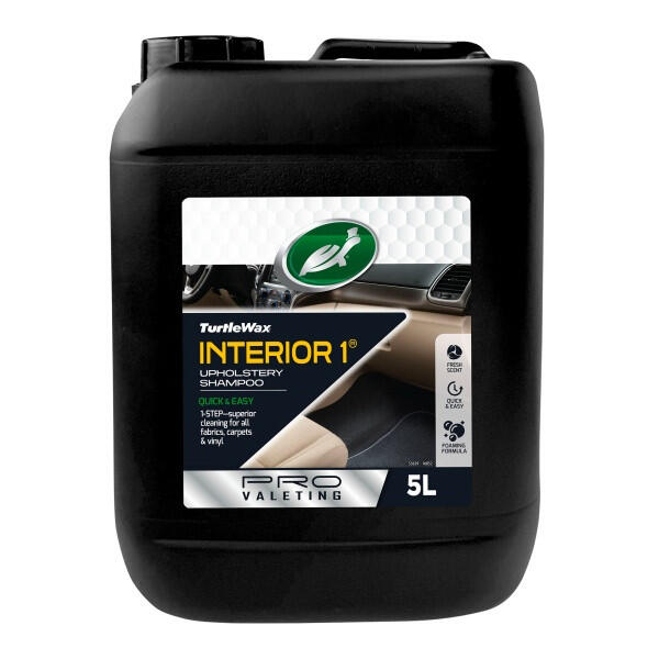 TURTLE WAX - Turtle Wax Interior 1 Upholstery Shampoo 5Ltr