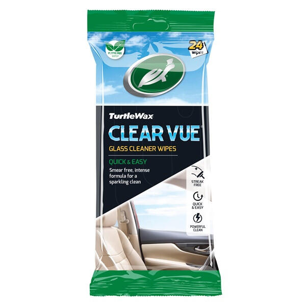 TURTLE WAX - ClearVue Glass Cleaner wipes