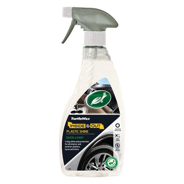 TURTLE WAX - Inside & Out Plastic Shine - 500ml