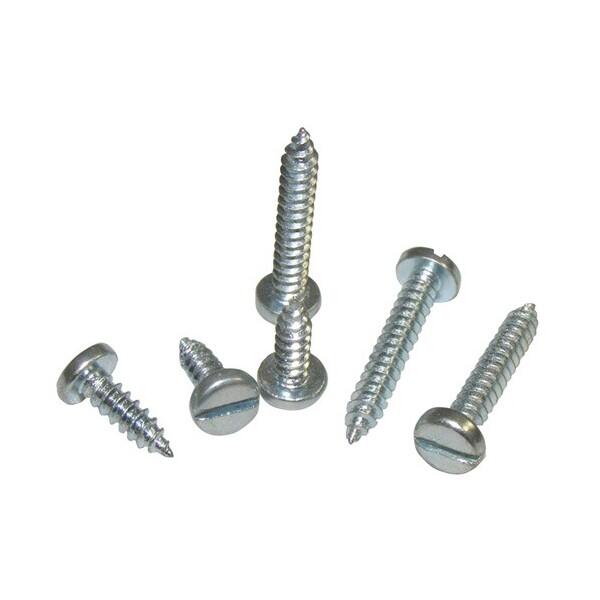 wot-nots - Screw Self Tap Slotted - 3/4in. x Size 12 - Pack of 4