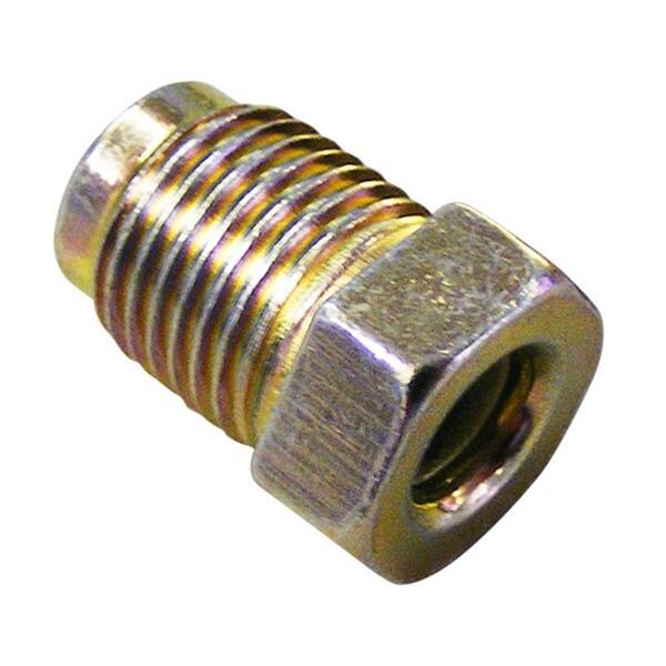 wot-nots - Brake Pipe Unions - Male M10 x 1 Pitch - Pack of 10