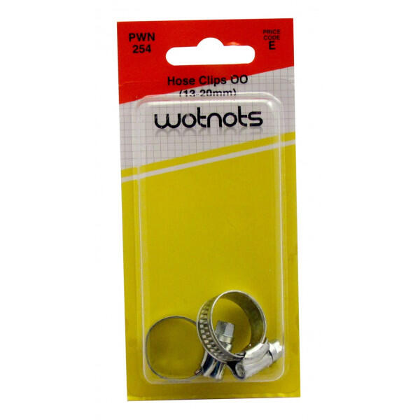 wot-nots - Hose Clips M/S OO 13-20mm - Pack of 2