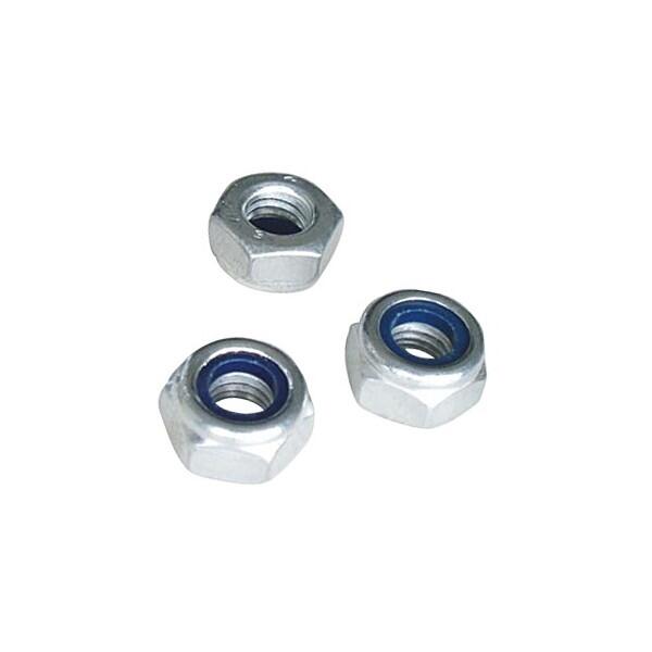 wot-nots - Self Locking Nuts - M6 x 1mm Pitch - Pack Of 4