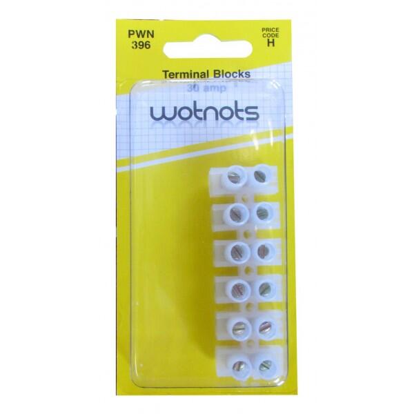 wot-nots - Wiring Connectors - Clear - 30A Terminal Block