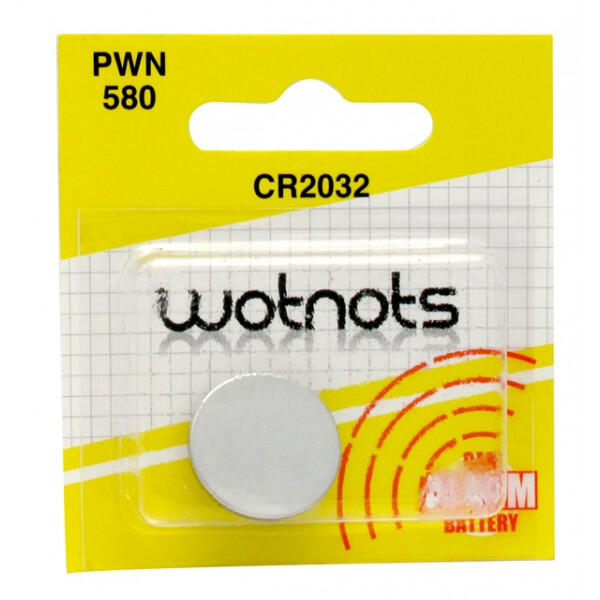 wot-nots - Coin Cell Battery CR2032 - Lithium 3V
