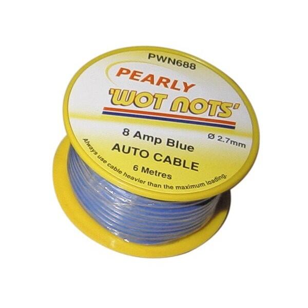 wot-nots - 1 Core Cable - Blue - 6m - 8A