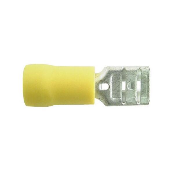 wot-nots - Wiring Connectors - Yellow - Female Slide-On 250 - Pack of 25
