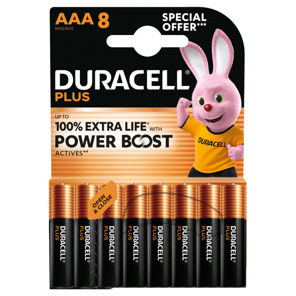 DURACELL - Duracell AAA Plus Power With Power Boost - Promo Pack of 8