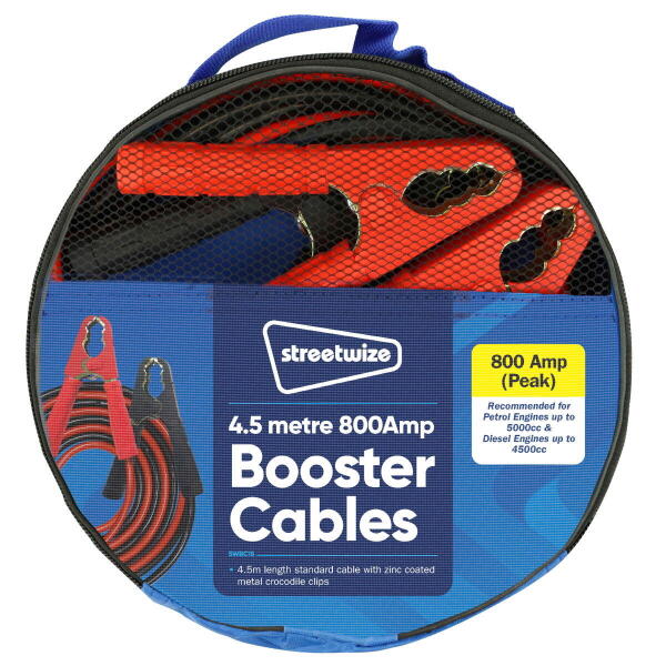 HEAVY DUTY 4.5M 800AMP BOOSTER CABLES