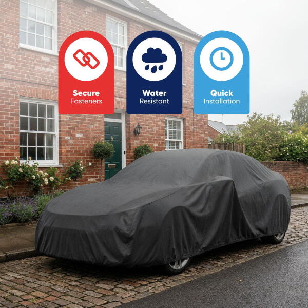 WATER RESISTANT BREATHABLE FULL CAR COVER - XLARGE