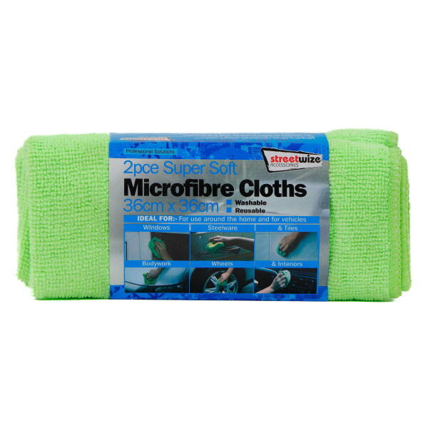 2PC MICROFIBRE GLASS