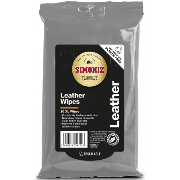 SIMONIZ - Leather Wipes - Pack Of 20