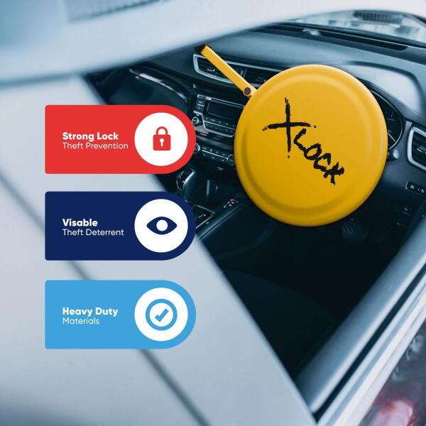 FULL FACE ROUND STEERING WHEEL LOCK